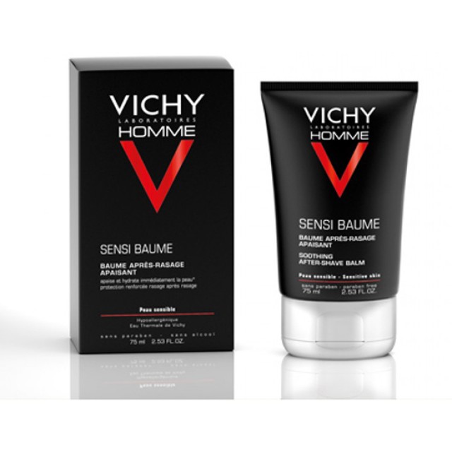 Vichy Homme Sensi Baume After Shave Balsam Κατά Των Ερεθισμών 75ml