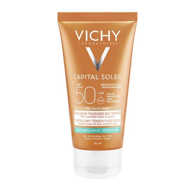 Vichy Ideal Soleil BB Tinted Dry Touch Face Fluid Mat SPF50 50ml