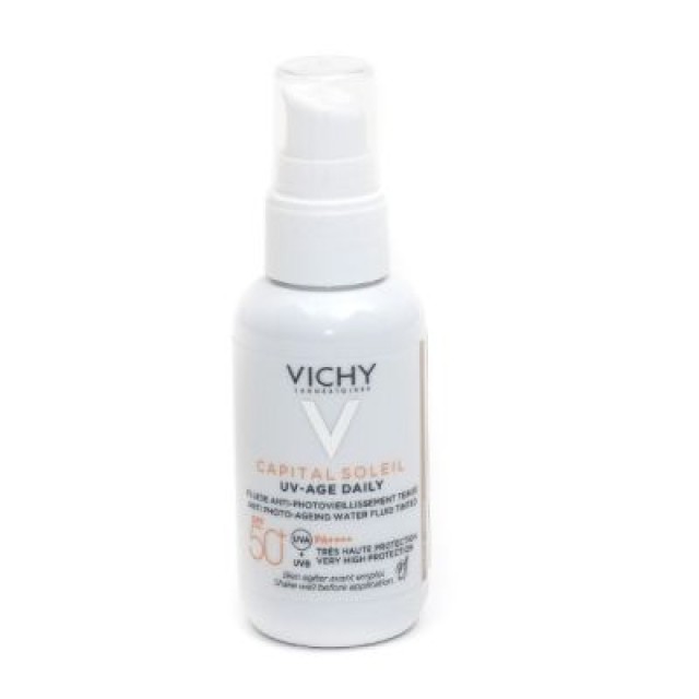 Vichy Capital Soleil Uv-Age Daily Αντηλιακή Κρέμα Προσώπου Με Χρώμα SPF50+, 40ml