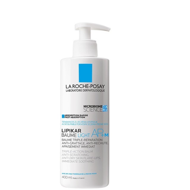 La Roche Posay Lipikar Baume Light AP+M Μαλακτικό Βάλσαμο Για Το Ατοπικό Δέρμα 400ml