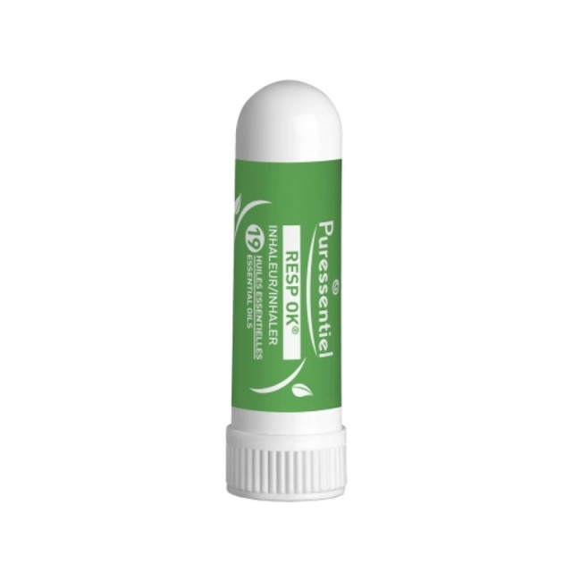 Puressentiel Resp OK Inhaler with 19 Essential Oils Συσκευή Εισπνοών για Βουλωμένη Μύτη με Αιθέρια Έλαια 1ml