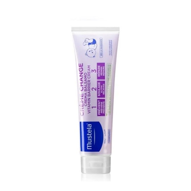 Mustela Bebe Vitamin Barrier Creme 1-2-3 Καθημερινή Κρέμα για την Αλλαγή της Πάνας 150ml