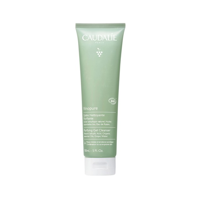 Caudalie Vinopure Purifying Gel Cleanser Υγρό Καθαρισμού Προσώπου 150ml