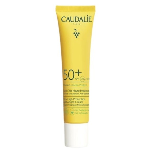 Caudalie Vinosun Lightweight Cream SPF50+ Αντηλιακό για το Πρόσωπο 40 ml