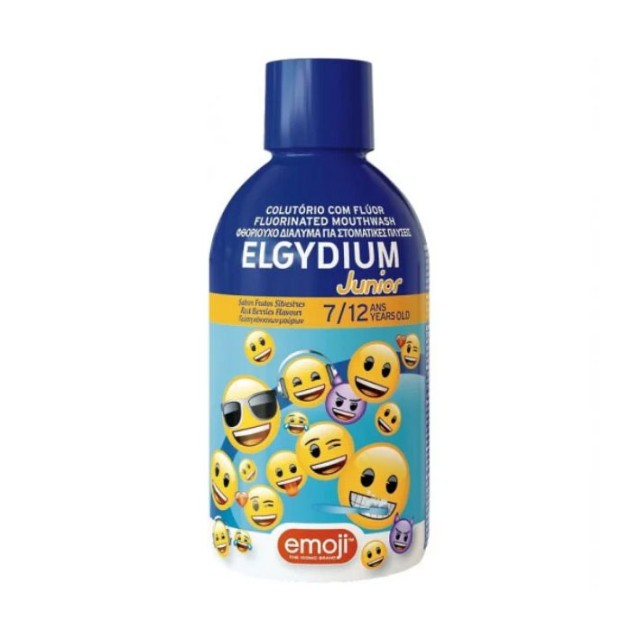 Elgydium Στοματικό Διάλυμα Emoji με Γεύση Κόκκινα Μούρα για 7+ χρονών, 500ml