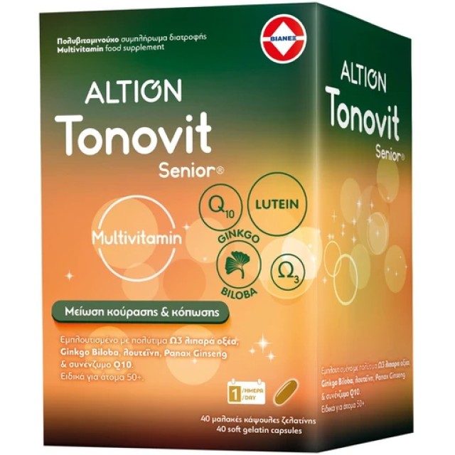 ALTION TONOVIT SENIOR 40 SOFTCAPS
