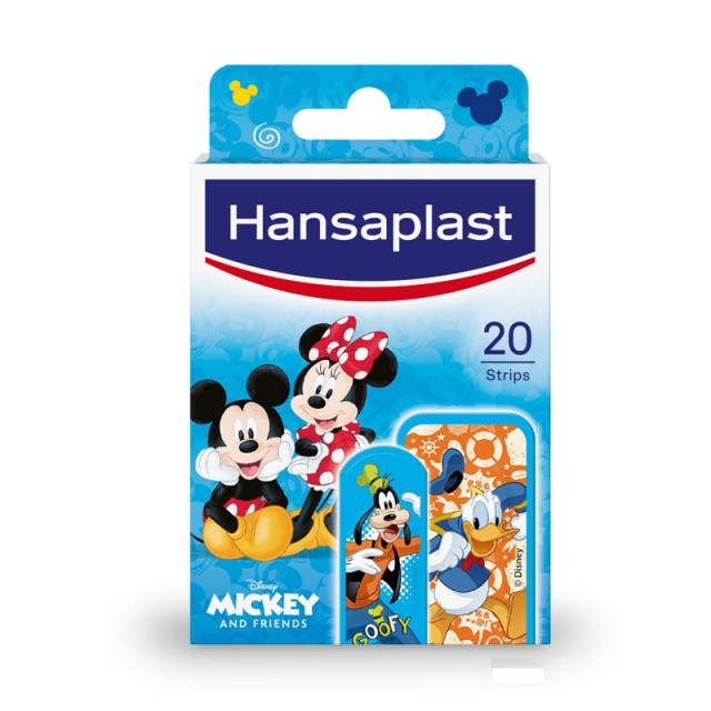 Hansaplast Disney Mickey & Friends Strips Παιδικά Επιθέματα Πληγών, 20τεμ