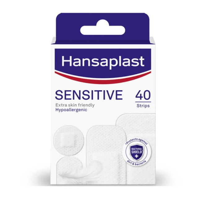 Hansaplaslt Sensitive Επιθέματα πολύ Φιλικά με την Επιδερμίδα & Υποαλλεργικά, 40τεμ