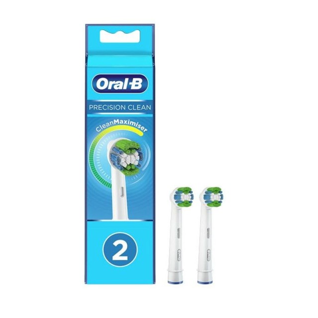 Oral-B Precision Clean Clean Maximiser Ανταλλακτικές Κεφαλές για Ηλεκτρική Οδοντόβουρτσα, 2τεμ