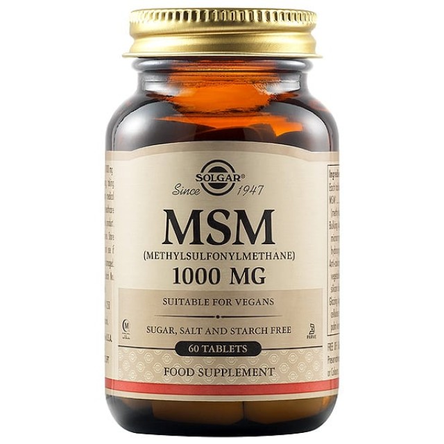 Solgar Msm 1000mg Tabs 60s