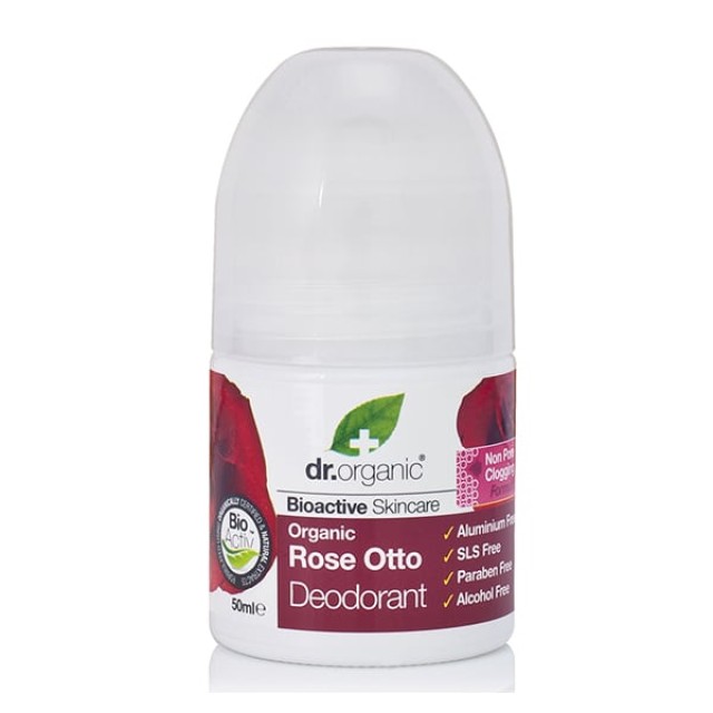 Dr. Organic Rose Otto Deodr ORGANIC Rant 50ml