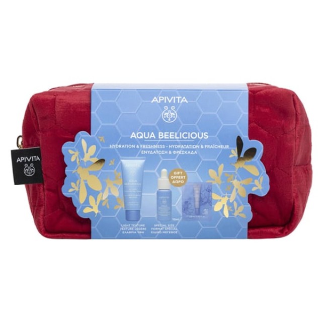 APIVITA AQUA BEELICIOUS CREAM LIGHT -MINI SERUM&EYE