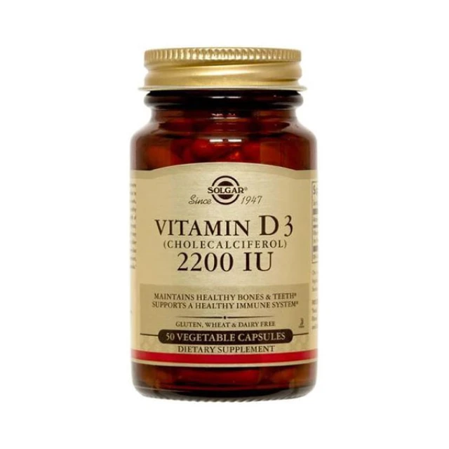 Solgar Vitamin D3 2200IU 50 Φυτικές Κάψουλες