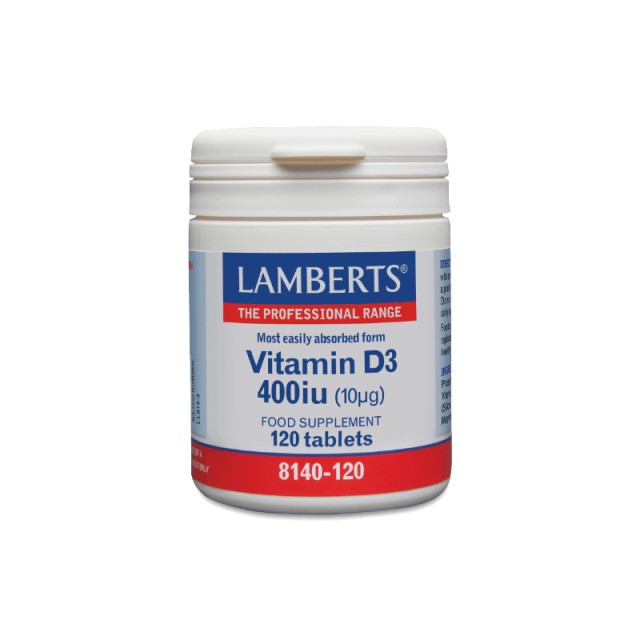 Lamberts Vitamin D 400iu/10μg , 120 tabs