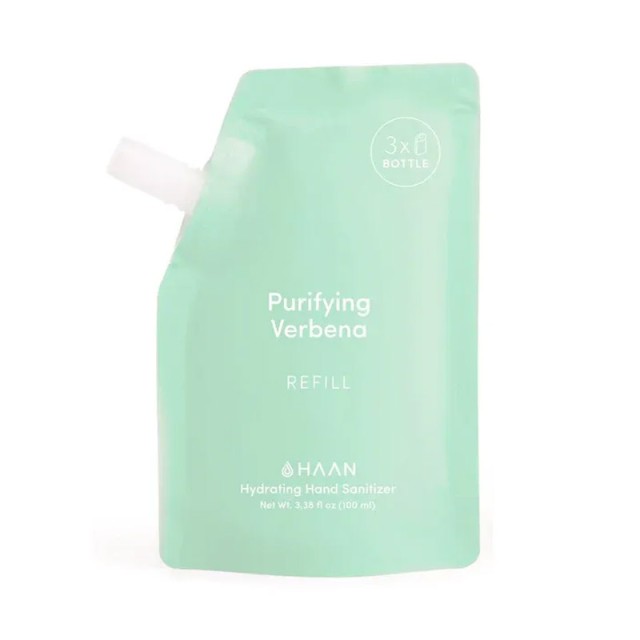 Haan Hydrating Hand Sanitizer Refill Purifying Verbena, Ανταλλακτικό Αντισηπτικού Χεριών 100ml