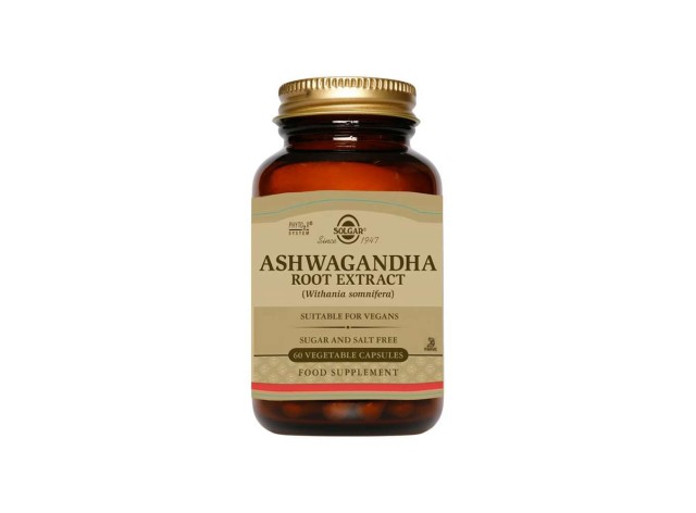 SOLGAR ASHWAGANDHA LEAF EXTRACT 60CAPS
