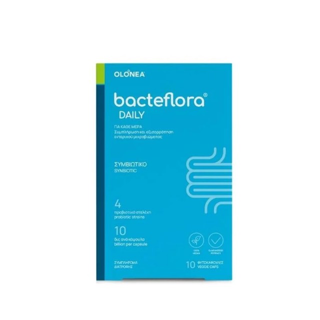 Olonea BacteFlora Daily Προβιοτικό & Πρεβιοτικό Συμπλήρωμα Διατροφής 10vcaps