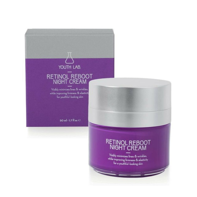 YOUTH LAB Retinol Reboot Night Cream Ενισχυμένη Κρέμα Νύκτας με Νέας Γενιάς Ρετινόλη για Ανάπλαση της Επιδερμίδας, 50ml