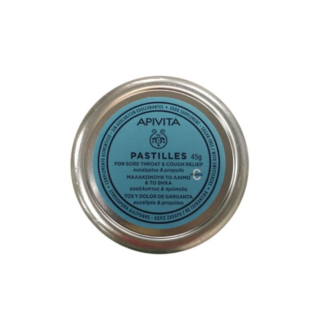 Apivita Pastilles Eucalyptus & Propolis 45g