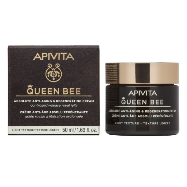 Apivita Queen Bee Absolute Anti-Aging & Regenerating Face Cream Light Texture 50ml