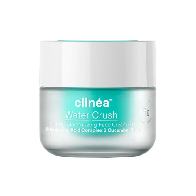 Clinea Water Crush Oil Free Cream Gel (50ml) - Ενυδατική Κρέμα Τζελ Προσώπου