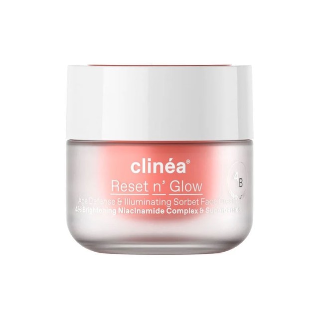 Clinea Reset n Glow Sorbet Cream (50ml) - Sorbet Κρέμα Προσώπου για Λάμψη