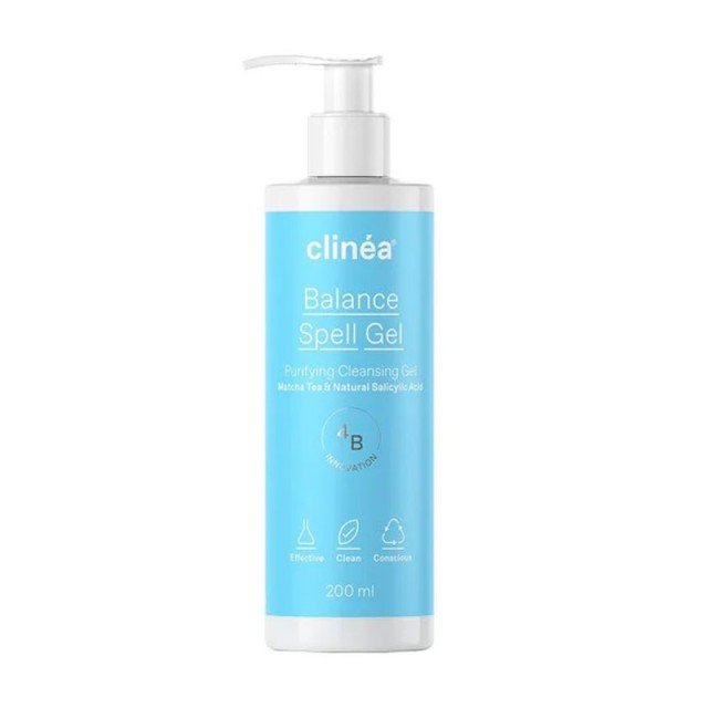 Clinea Balance Spell Gel (200ml) - Καθαριστικό Προσώπου, Λιπαρή/Μεικτή Επιδερμίδα