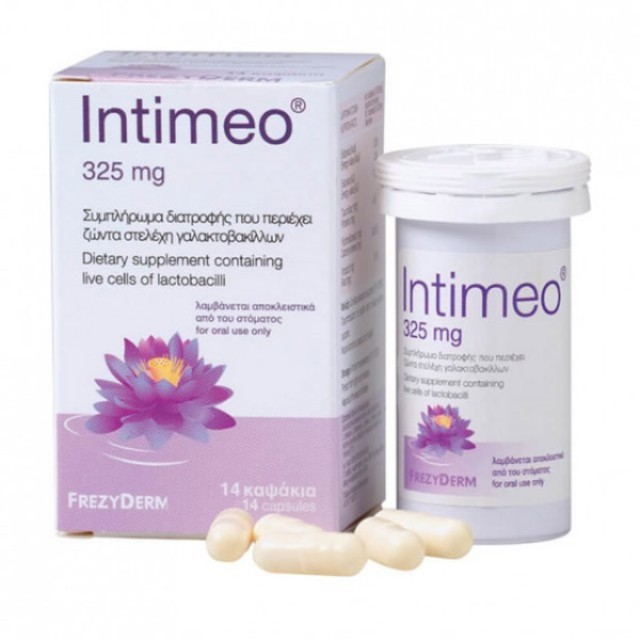 Frezyderm Intimeo 325mg Συμπλήρωμα Διατροφής για την Υγεία της Ευαίσθητης Περιοχής, 14caps