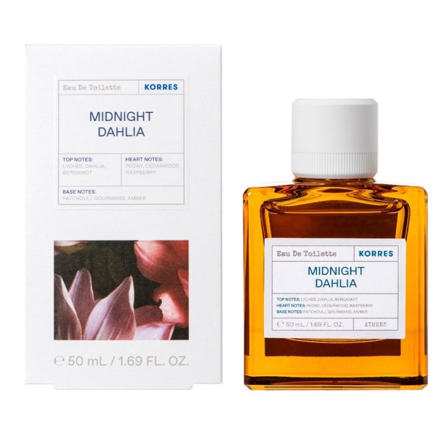 Korres Midnight Dahlia Eau De Toilette Άρωμα για Γυναίκες, 50ml