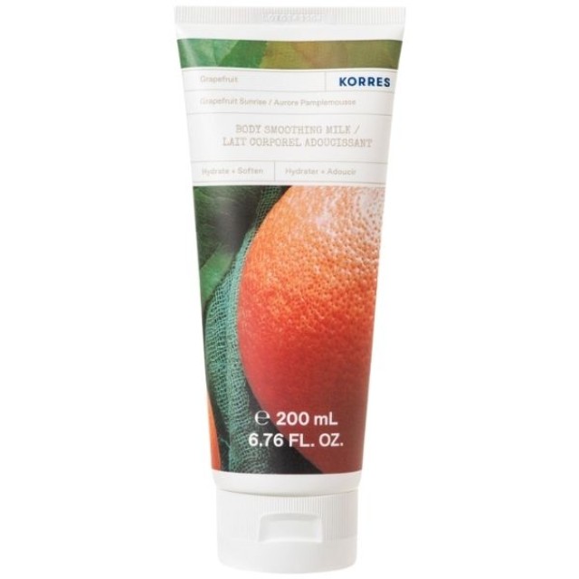 Korres Grapefruit Body Smoothing Milk Ενυδατικό Γαλάκτωμα Σώματος με Grapefruit, 200ml