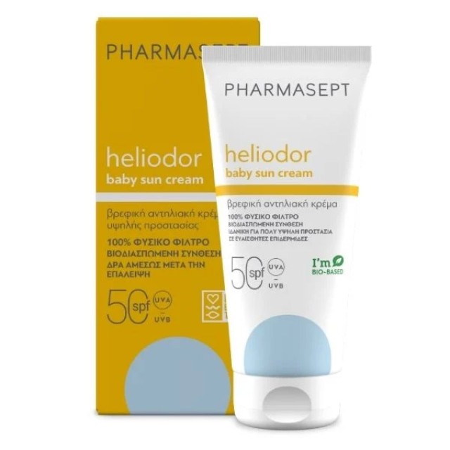 Pharmasept Heliodor Baby Sun Cream Spf50 Βρεφική Αντηλιακή Κρέμα 100ml