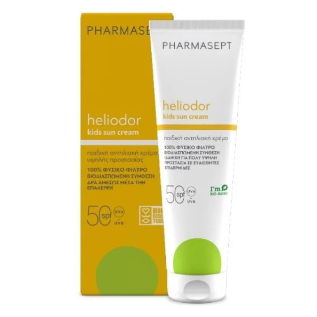 Pharmasept Heliodor Kids Sun Cream SPF50 Παιδική Αντηλιακή Κρέμα 150 ml