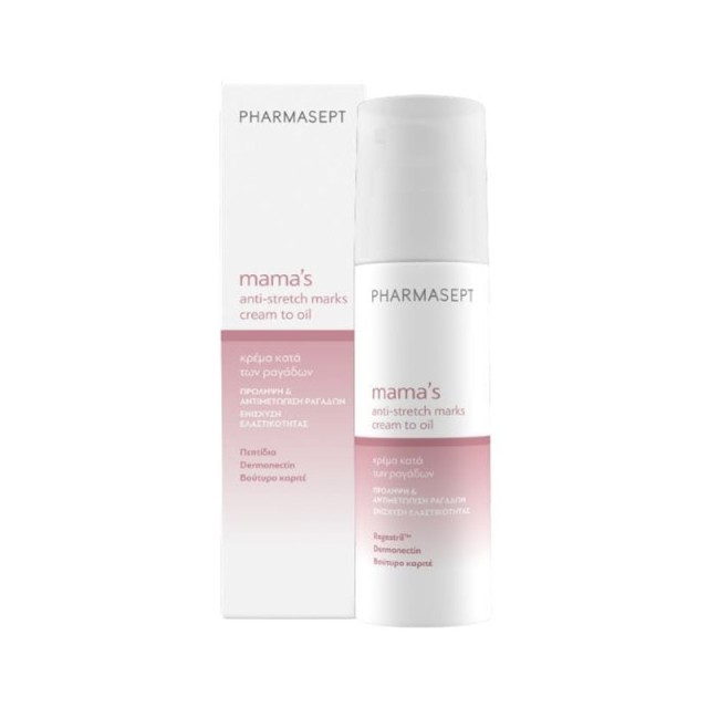 Pharmasept Mama?s Anti-Stretch Marks Cream to Oil Κρέμα κατά των Ραγάδων, 150ml