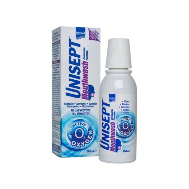 Intermed Unisept Mouthwash Καθημερινό Στοματικό Διάλυμα, 250 ml