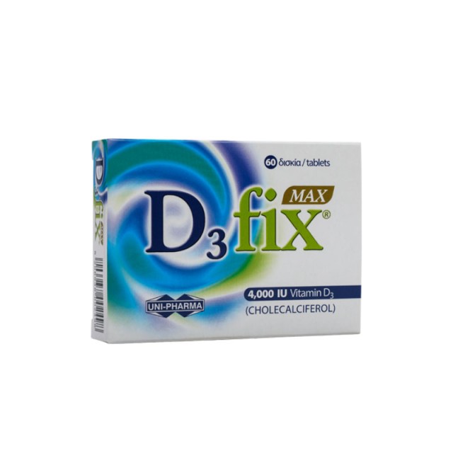 Uni-Pharma D3 Fix Max, 4000iu 60tabs