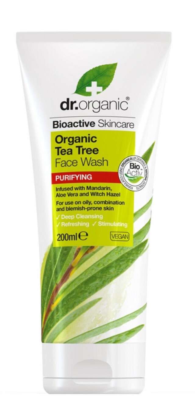 DR. Organic Tea Tree Face Wash 200ml