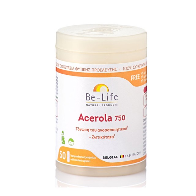 Be-Life Acerola 750, 50 κάψουλες