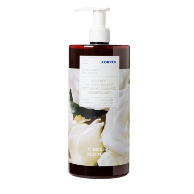 KORRES WHITE BLOSSOM.BODY.CLEANS. 1LT WRAP