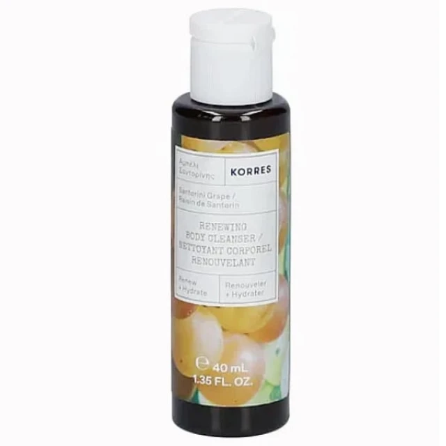 Korres Shower Gel Santorini Grape Αφρόλουτρο Αμπέλι Σαντορίνης, 40ml