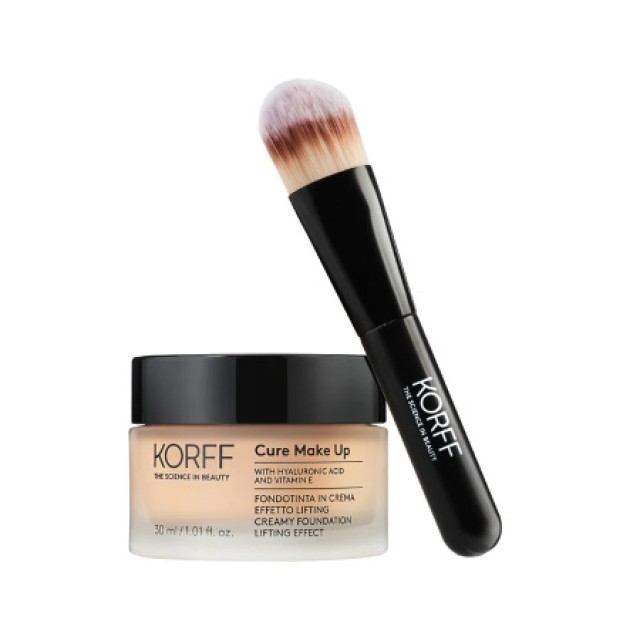 KORFF LIFTING CREAMY FOUNDATION 03 NOIX WITH BRUSH 30ML