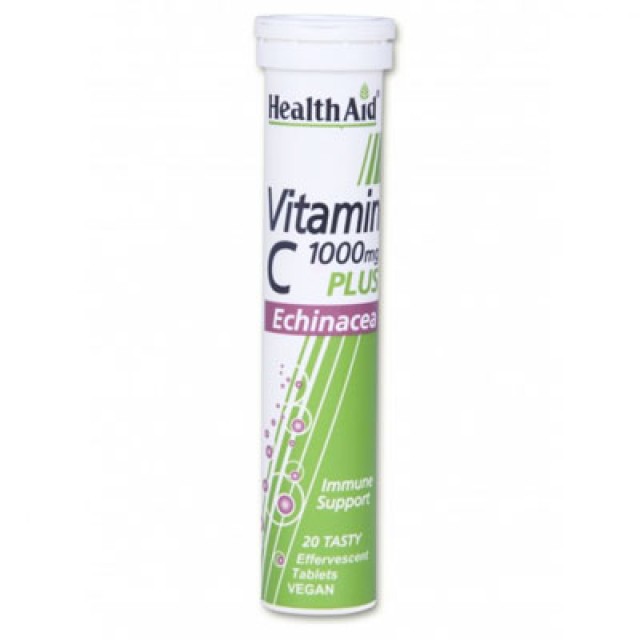 Health Aid Echinacea+C1000 αναβρ.λεμov 20s