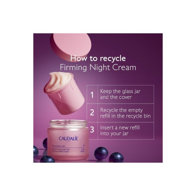 CAUDALIE RESVERATROL-LIFT NIGHT CREAM - 50 ML - REFILL