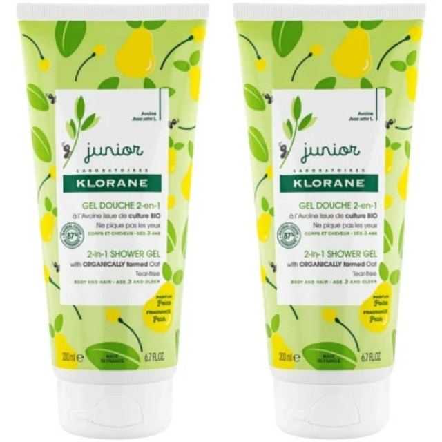 Klorane Duo Gel Dch Poire  2*200ml
