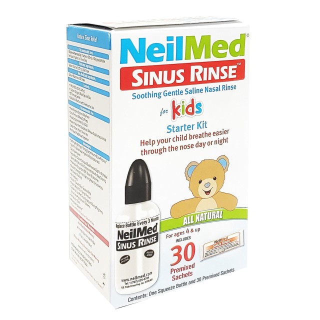 NeilMed Sinus Rinse Kids Starter Kit Σύστημα Ρινικών Πλύσεων για Παιδιά 30τμχ