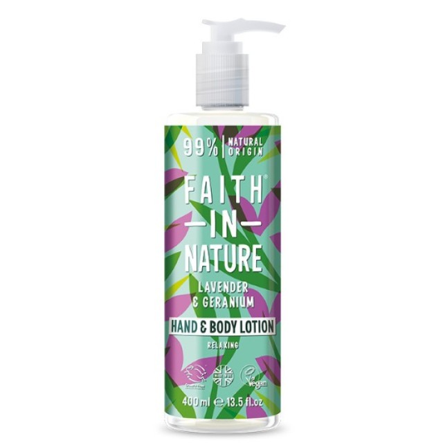 Faith in Nature Lavender & Geranium Hand & Body Lotion 400ml