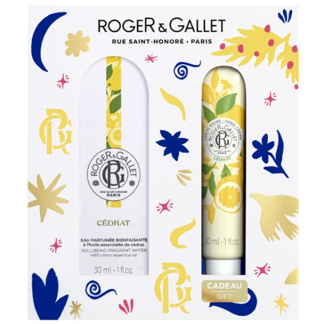 ROG GALLET SET NOEL CEDRAT 30ml+cr m 24