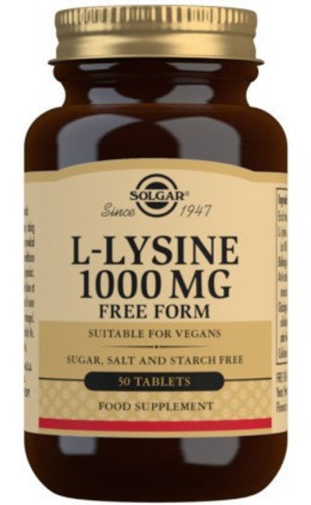 SOLGAR L-LYSINE 1000mg tabs  50s