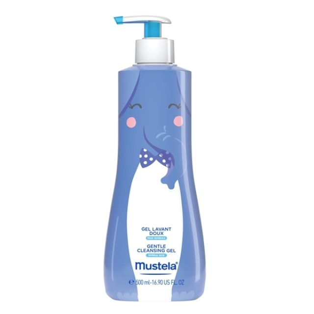 Mustela Limited Edition Bebe Gentle Cleansing Gel Απαλό Βρεφικό Αφροντούς για Σώμα & Μαλλιά 500ml