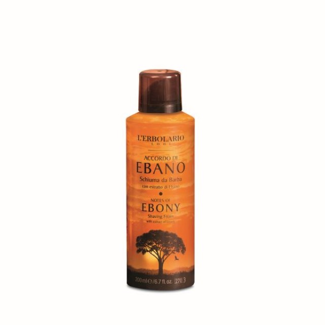 L Erbolario Notes Of Ebony Shaving Foam- 200ml