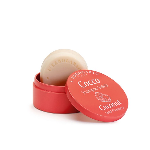 LErbolario Cocco - Shampoo Solido - Στερεό σαμπουάν από οργανικό έλαιο καρύδας - 60g
